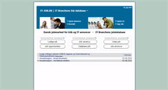 Desktop Screenshot of itjob.dk